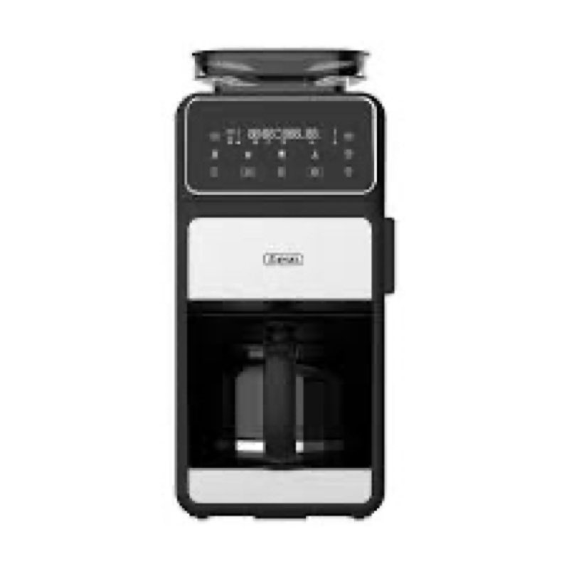 gevi 10-cup drip coffee maker machine with grinder and led touchscreen dcmf0