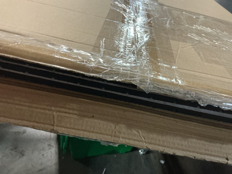 Condition photo showing Good Condition for 4-piece wood slat wall panel for interior wall decor noise cancelling 47.2" x 23.6" peel and stick acoustic decorative 3d sound absorbing wall paneling, natural oak naturak oak 4pcs - 47.2" x 23.6"