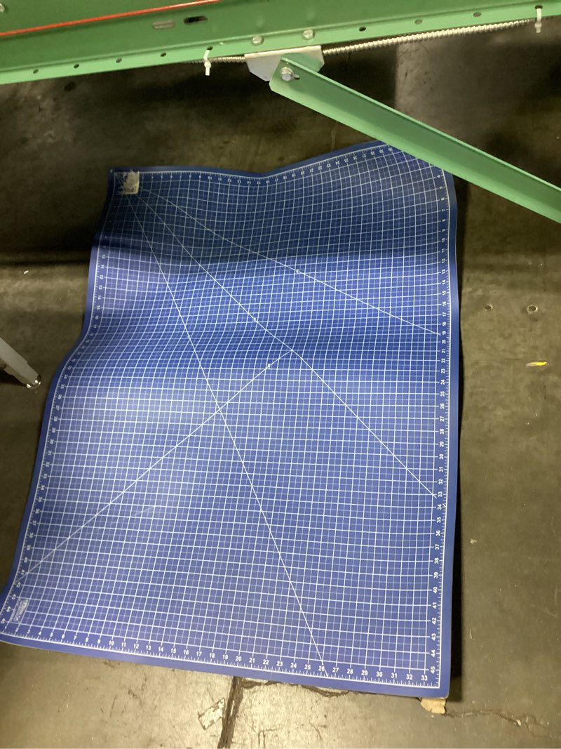 Condition photo showing As Is for westcott a1 900 x 600 x 3 mm cutting mat - blue, e-46001 00