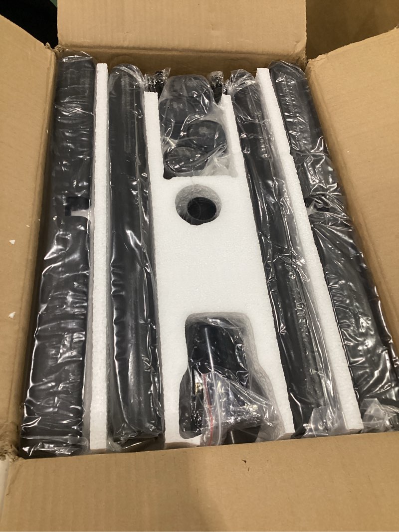 Condition photo showing As Is for JOSTZHXIN Salon Rolling Tray, Premium Aluminum Tattoo Tray, Salon Rolling Cart Adjustable Height, SPA Service Rolling Trolley Tray for Beauty Hairstylist Dental Clinic,Black