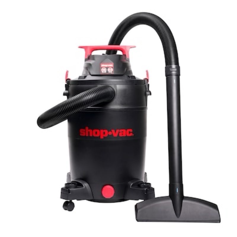 shop-vac 16-gallon 6.5 hp corded wet/dry shop vacuu