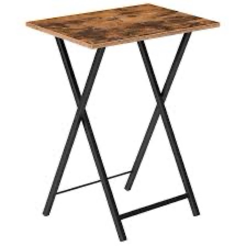 Hoobro folding tv tabl rown and  black bf 