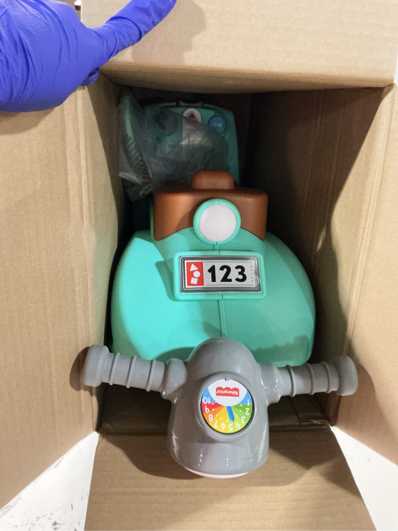 Condition photo showing Good Condition for fisher-price laugh & learn toddler ride-on toy, smart stages cruise along scooter with lights music and learning for ages 1 year and up (amazon exclusive) multicolor