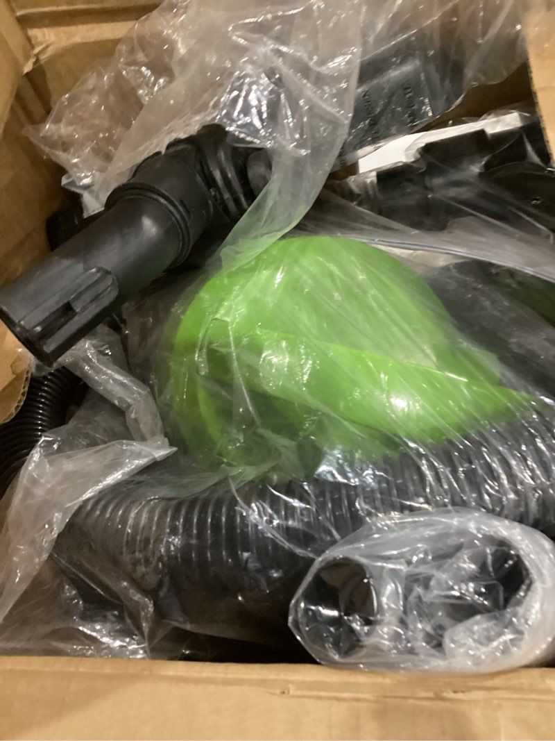 Condition photo showing As Is for bissell 2156a zing canister bagless vacuum zing canister lime