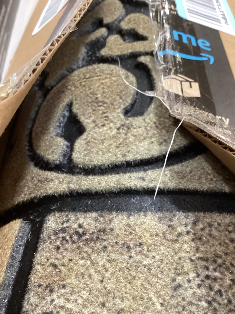 Condition photo showing Good Condition for CHICHIC Entrance Door Mat Large 24 x 36 Inch Entry Way Doormat Front Door Rugs Outdoors Heavy Duty Welcome Mat, Non Slip Rubber Back Low Profile for Garage, Patio, High Traffic Area, Vine 2' x 3' (Rectangular)