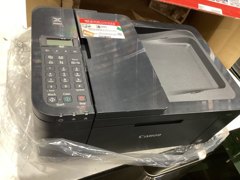 Condition photo showing Good Condition for canon pixma tr4720 all-in-one multifunction wireless color inkjet printer, black - print copy scan fax - 4800 x 1200 dpi, 8.5 x 14, 2-line lcd display, auto duplex printing, 20-sheet adf
