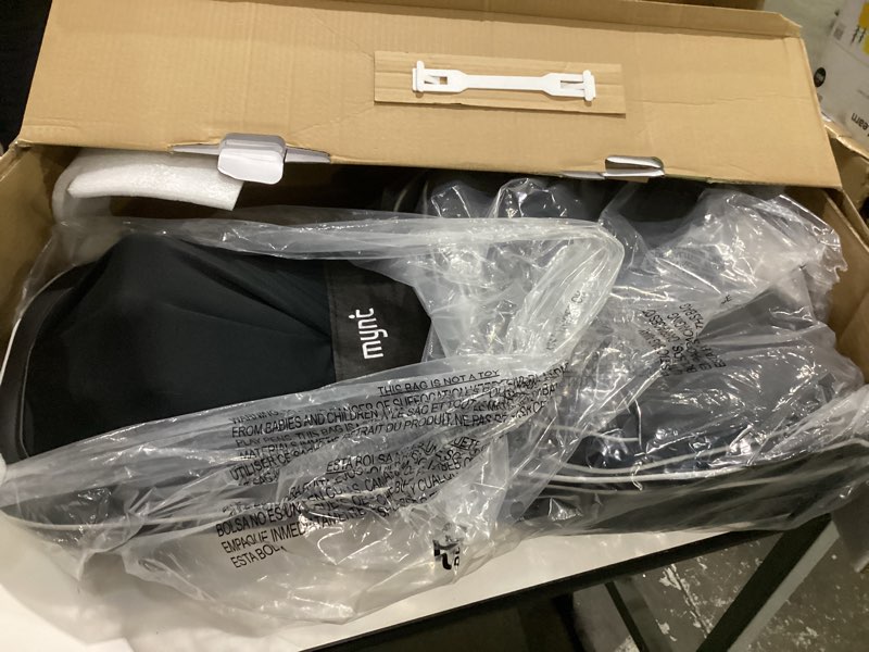 Condition photo showing Good Condition for not tested**** mynt fsa eligible hsa approved shiatsu neck and back massager for chair with 10 deep kneading nodes, 2d & 3d back massage with heat, portable spot massage chair pad (black)