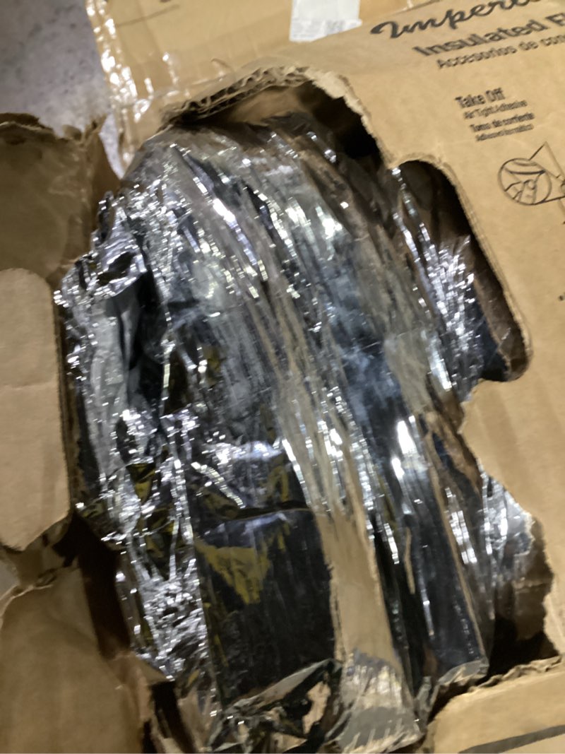 Condition photo showing As Is for imperial 7-inches x 300-inches polyester insulated flexible duct 6 - r