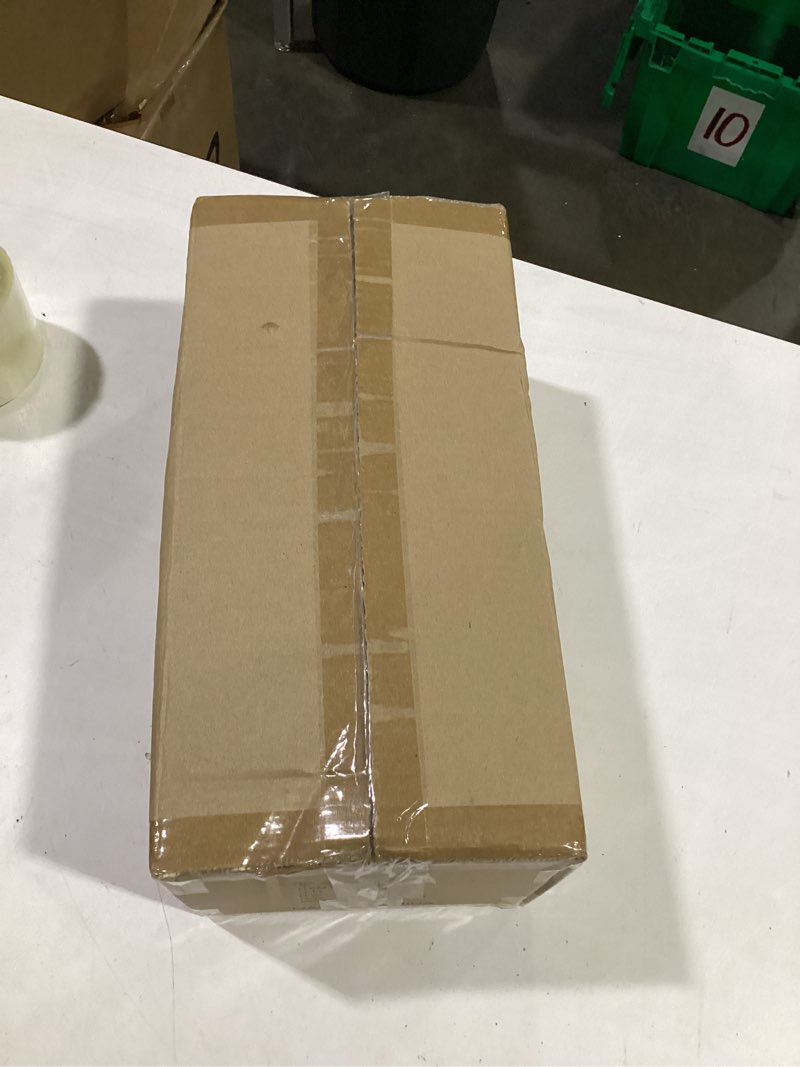 Condition photo showing Good Condition for kunjoulam small pleated table lamp, bedside nightstand lamp with beige lampshade, morden mini lamp for bedroom living room home office decor, e26 bulb included