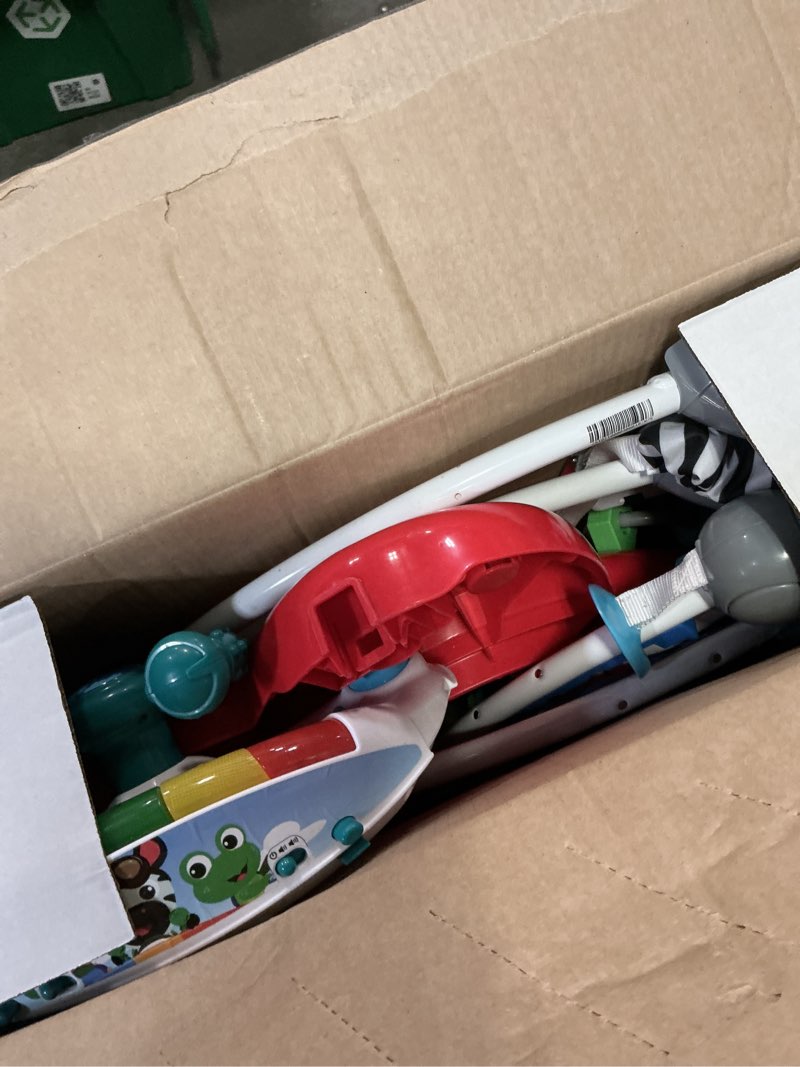 Condition photo showing Good Condition for baby einstein ocean explorers airplane adventure 2-in-1 interactive baby jumper activity center with lights ages 6 months +, max weight 25 lbs., unisex