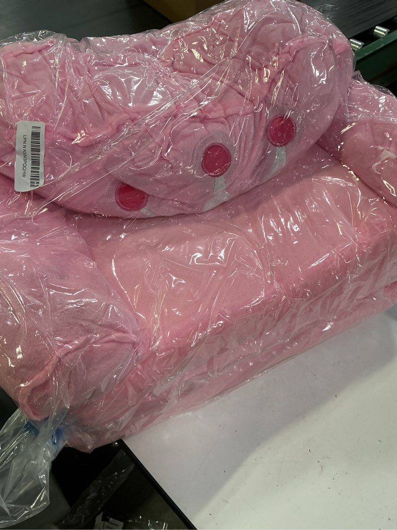 Condition photo showing Good Condition for MOONBEEKI Kids Couch Fold Out, Foldable Princess Chair for Toddlers 1-3, Kids Furniture for Playroom, Gift for Birthday Christmas and Halloween?Pink?