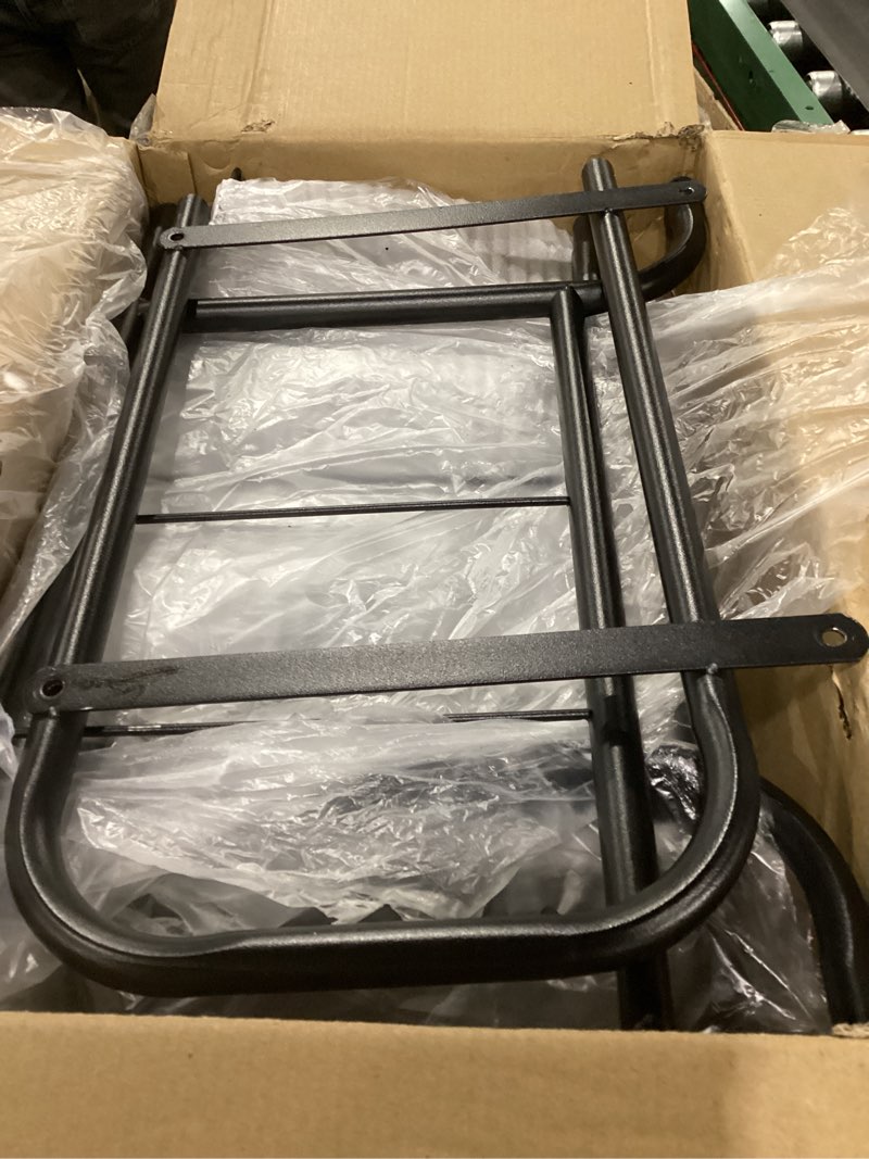 Condition photo showing As Is for howdia 3-tier over the sink dish drying rack,stainless steel dish rack with cutlery holder & chopping board rack, 33.9” x 11.4” x 32.3” for maximum kitchen storage?black? 3 tier,black