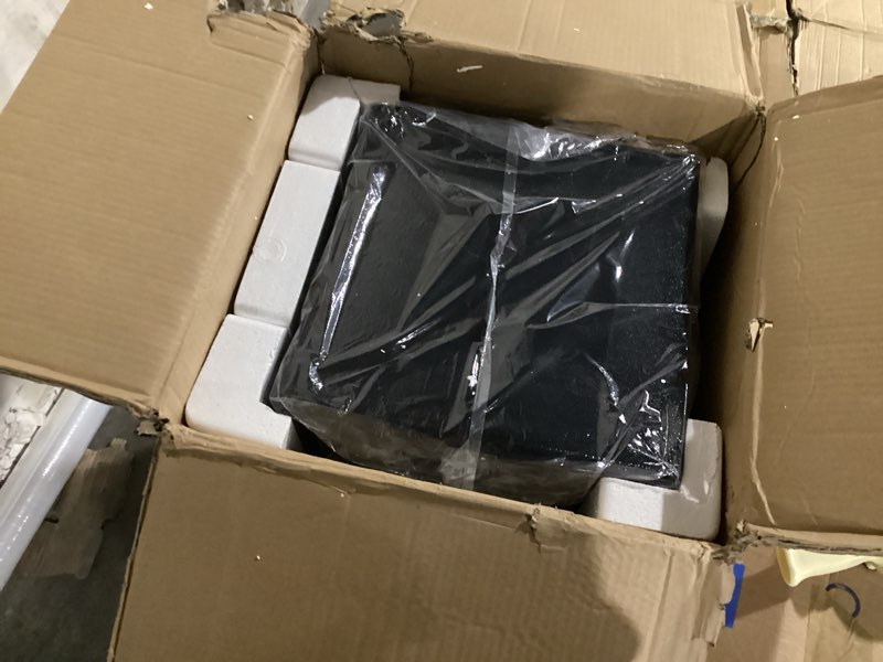 Condition photo showing As Is for Barska Advanced Digital Keypad Compact Depository Drop Safe with Master Code + 5 Codes & Dual User Mode, Black, 0.72/0.78 Cubic Ft 2 Compartments