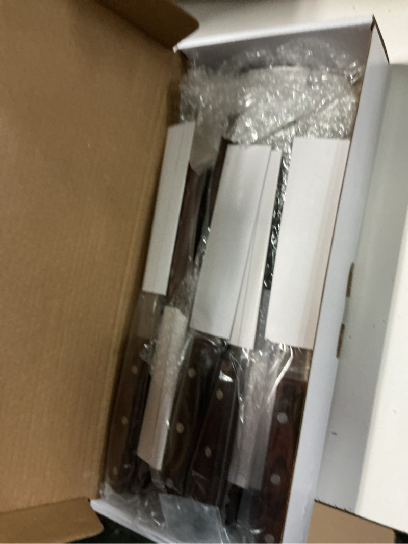 Condition photo showing Good Condition for knife set 16 pcs, japanese kitchen knife with block high carbon stainless steel ultra sharp knife for kitchen, professional chef knife set with sharpener