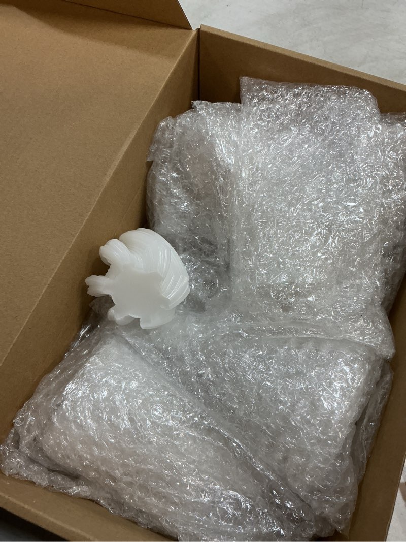 Condition photo showing As Is for MTLEE 6 Pieces Christmas Tree Candles Large White Winter Christmas Cone Pinecone Wax Scented Tealight Candles Home Decor Handmade Gift for Xmas Party Bedroom Bathroom Large Tree White