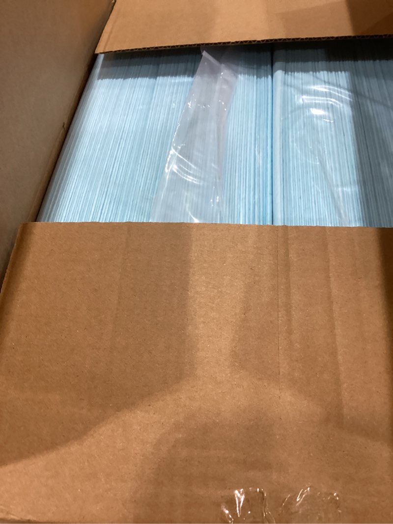 Condition photo showing Good Condition for chucks pads disposable [100-pack] adult incontinence underpads 23"x36" large super absorbent protective bed pads, leak-proof pads – pee pads for kids, adults and pets – dog & puppy training pads 23" x 36"