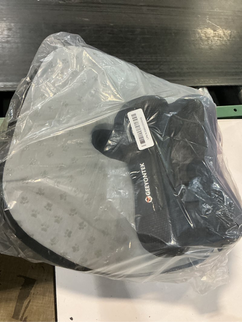 Condition photo showing Good Condition for car seat cushion and lumbar support headrest pillow mesh cover memory foam ergonomic car cushion back neck support pillow sciatica & back & tailbone pain relief pillow black