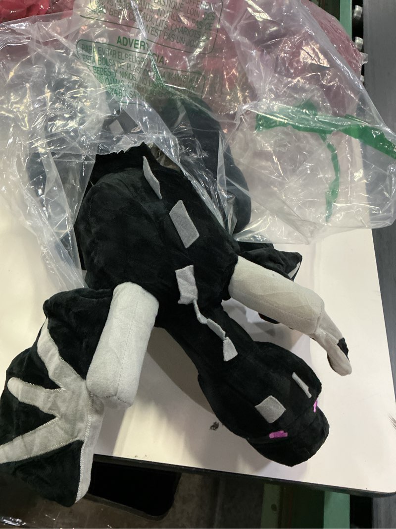 Condition photo showing As Is for Black Dragon Plush 23.7 in Video Game Stuffed Animal Toy Character Birthday Xmas Thansgiving Gifts for Kids Fans