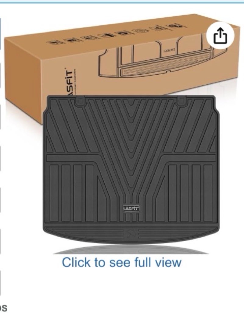 LASFIT Front Trunk Mats for Rivian R1T & Rivian R1S 2024 2023 2022, All Weather Frunk Mats TPE Front