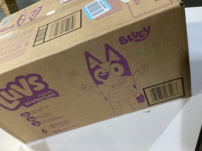 Condition photo showing Good Condition for Pampers Training Pants - Easy Ups Boys & Girls Bluey - Size 6 84 Count, Children's Potty Underwear (Packaging May Vary) 5T-6T 84