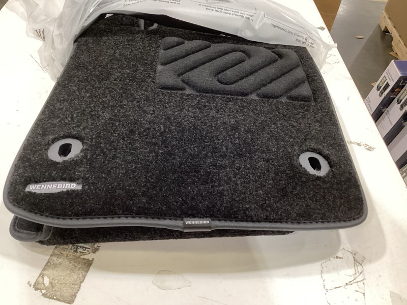 Condition photo showing New/Like New for wennebird superior carpet floor mats for 2011-2019 fiat 500 (not for abarth 595), 0.6-inch ultra-thick, noise-reducing, all-weather waterproof anti-slip – 4-pc set 2011-2019 fiat 500 4-pc set