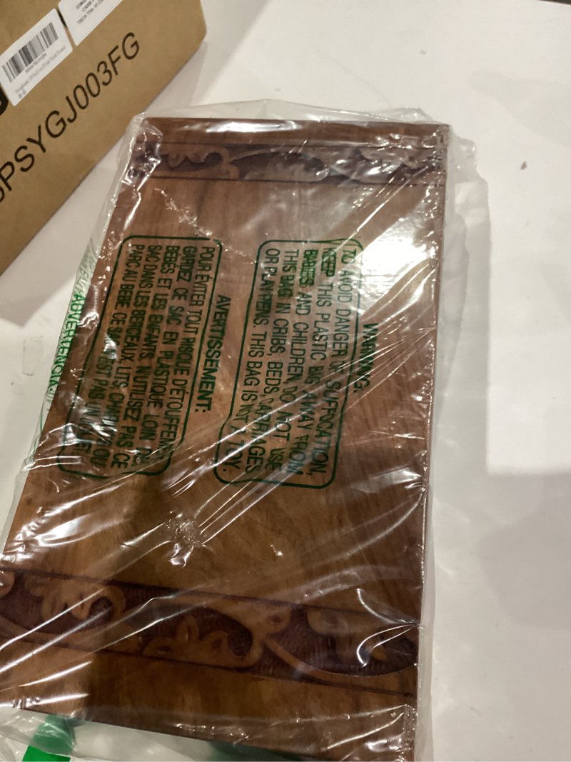 Condition photo showing As Is for INTAJ Handcarved Wooden Cremation Urn for Human Ashes - Tree of Life Design, 250 lbs Capacity, Suitable for Adult Men and Women - Decorative Funeral Urn Box and Casket X-Large (250 lbs) Rosewood Tree