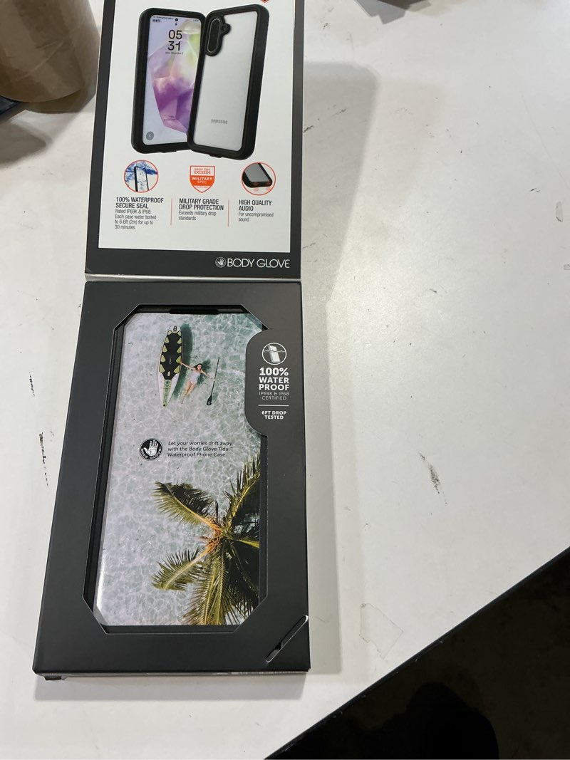 Condition photo showing Good Condition for body glove waterproof tidal phone case for samsung galaxy a17 5g - black/clear