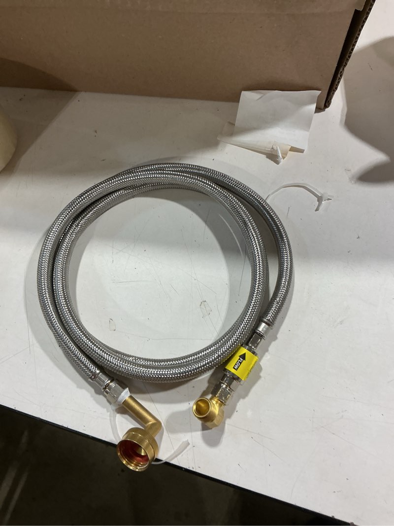 Condition photo showing Good Condition for eastman 6-ft 3/8-in compression inlet x 3/8-in compression outlet braided stainless steel dishwasher connector