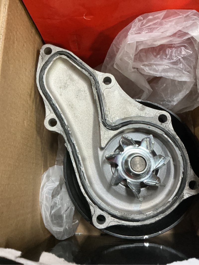 Condition photo showing As Is for a-premium engine water pump compatible with acura csx 2008-2009 - 2.0l, tsx 2004-2008 - 2.4l & honda accord 2003-2007, cr-v 2007-2009, element 2003-2011 - 2.4l, dohc for# 19200rad003, 19200raaa01