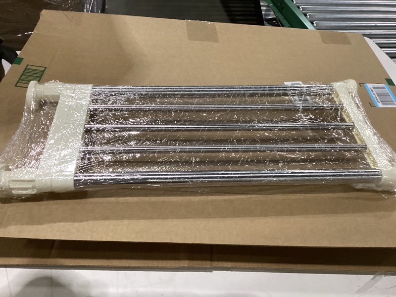 Condition photo showing Good Condition for BAOYOUNI Closet Tension Shelf Rod Heavy Duty Wardrobe Organizer Adjustable Storage Shelves Rack DIY Closet Dividers Separators for Kitchen Bathroom Bedroom Garage, 19.69-31.5 Inches (19.69-31.50) IN