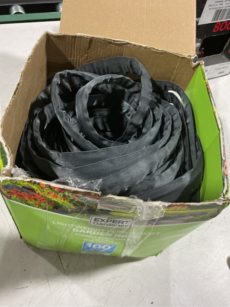 Condition photo showing As Is for expert gardener lightweight performance garden hose, 100 ft.