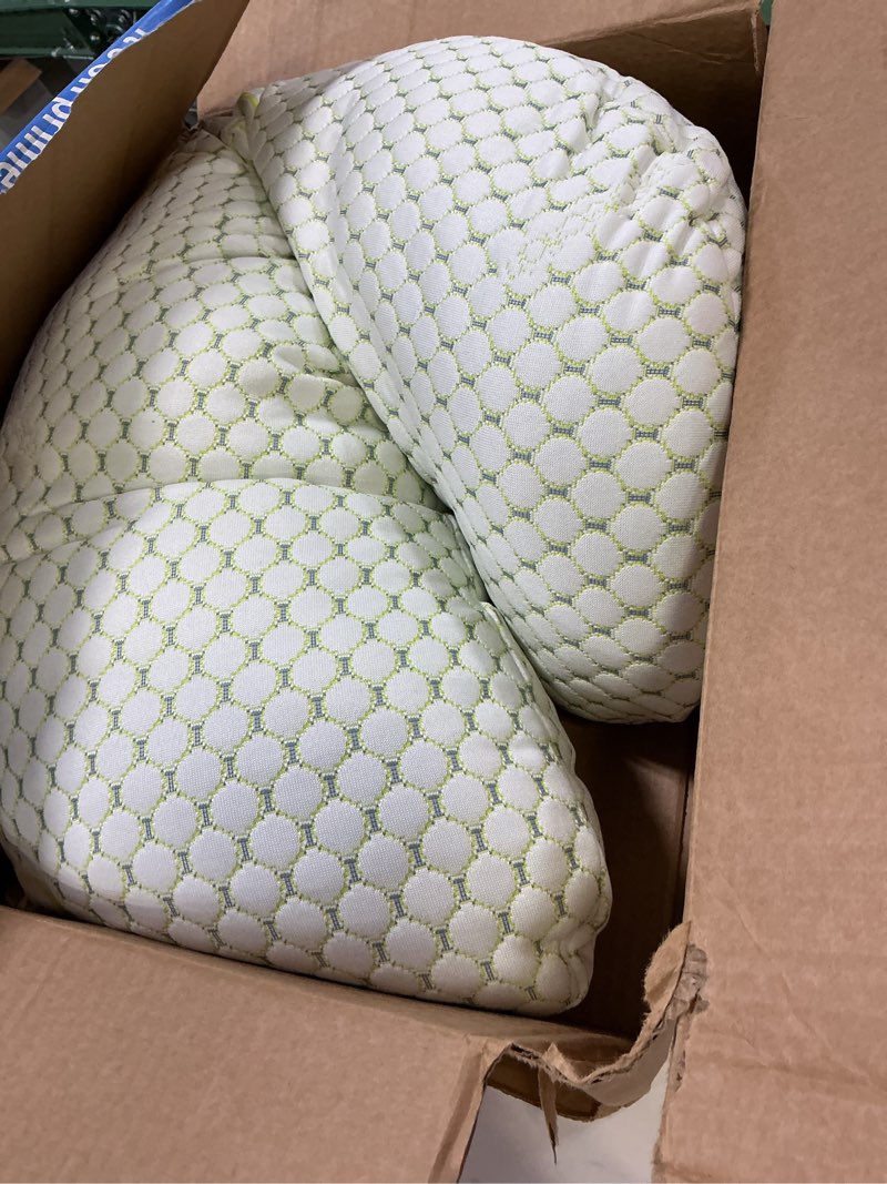 Condition photo showing As Is for Pregnancy Pillow for Pregnant Women, Soft Pregnancy Body Pillow, Support for Back, Belly, HIPS, Legs, Maternity Pillow with Detachable and Adjustable Pillow Cover