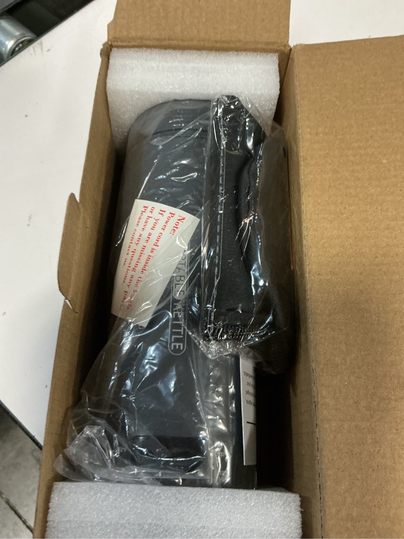 Condition photo showing Good Condition for Travel Electric Kettle Portable Small Mini Tea Coffee Kettle Water Boiler, Water Heater with 4 Temperature Control,304 Stainless Steel with Auto Shut-Off & Boil Dry Protection, BPA-Free (Grey)