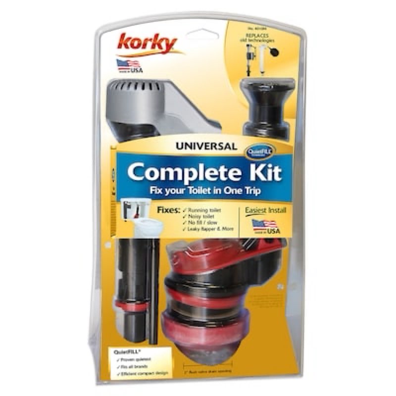 korky universal toilet repair complete kit