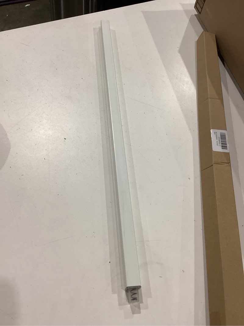Condition photo showing Good Condition for showingo towel bar replacement rod 24 inches adjustable spring end wall mount replacement towel bar for ceramic holder bathroom kitchen towels bars storage (white towel holder) (1pc)