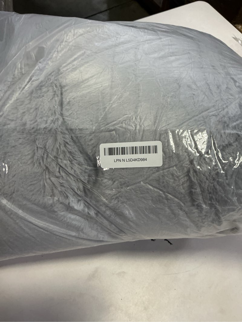 Condition photo showing Good Condition for INVENHO Medium Dog Beds for Medium Dogs Washable, Rectangle Dog Bed Medium Size Dog, Orthopedic Dog Bed, Warming Soft Calming Sleeping Puppy Bed Durable Pet Bed with Anti-Slip Bottom M(30"x24"x9") M (30"x24"x9") Grey