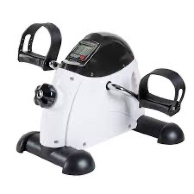 TABEKE Under Desk Bike Pedal Exerciser - Mini Exercise Bike for Arm/Leg Exercise, Pedal Exerciser fo