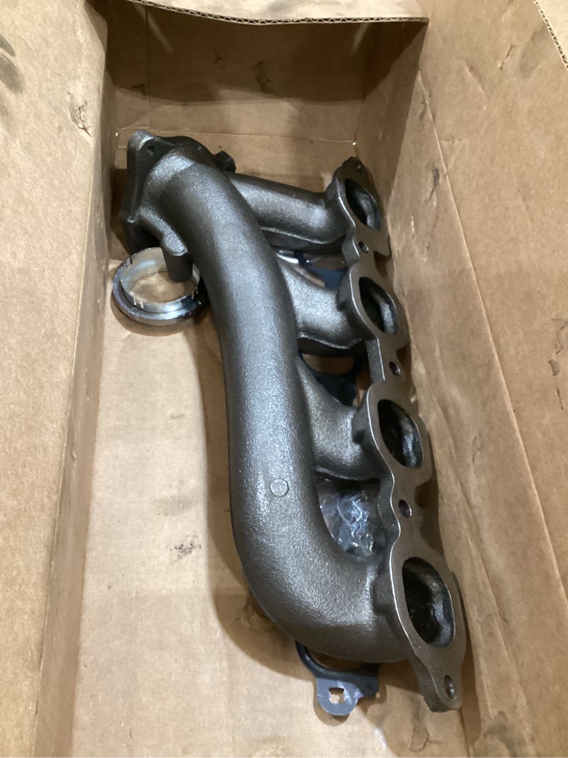 Condition photo showing As Is for dorman 674-495 driver side exhaust manifold kit - includes required gaskets and hardware compatible with select cadillac/chevrolet/gmc models