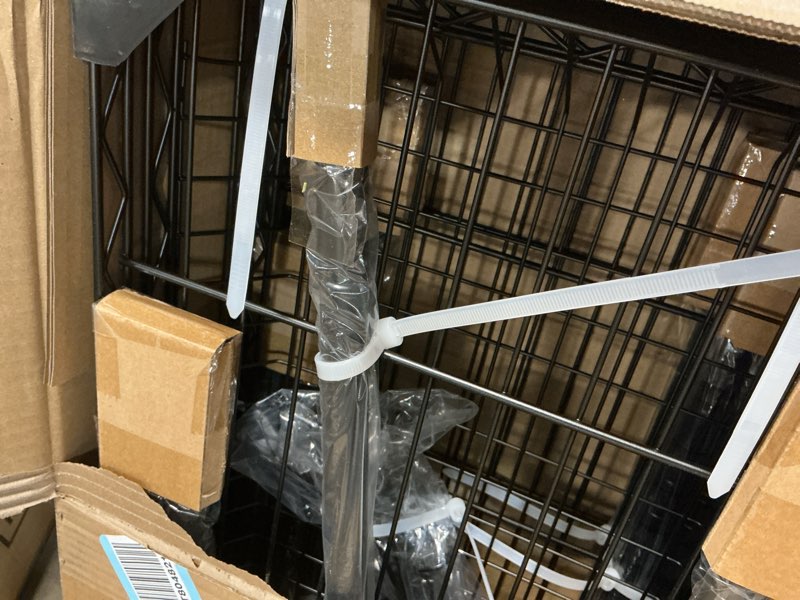 Condition photo showing Good Condition for vevor over the washer and dryer storage shelf, 4 tier laundry room drying rack with hanger rod and hooks, adjustable over washer and dryer shelves, laundry room shelf storage space saver, black black 4-tier