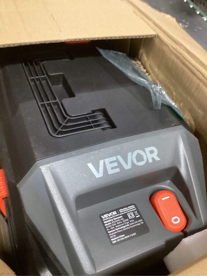 Condition photo showing Good Condition for VEVOR Commercial Shop Vac, 11 Gallon Wet Dry Shop Vacuum, 5.5 Peak HP Portable with One-Button Self-Cleaning, 1350W Input, 1.25in x 7ft Hose, 20ft Cord, Industrial-Grade for Jobsite, Workshop 11 Gal+5.5 Peak HP+Wet/Dry