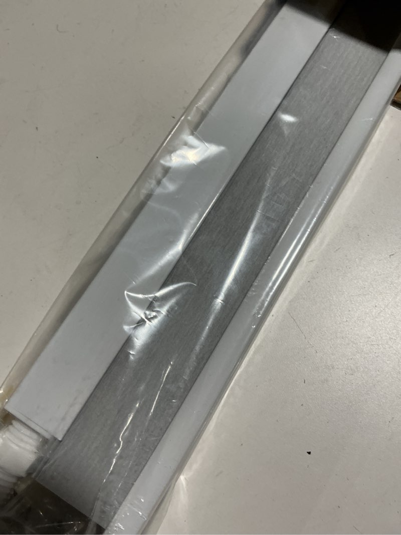 Condition photo showing Good Condition for LazBlinds Cordless Cellular Shades, No Tools No Drill Blackout Honeycomb Shades Pleated Blinds for Windows, 37'' W x 48'' H, Silver White Blackout-silver White 37'' W x 48'' H