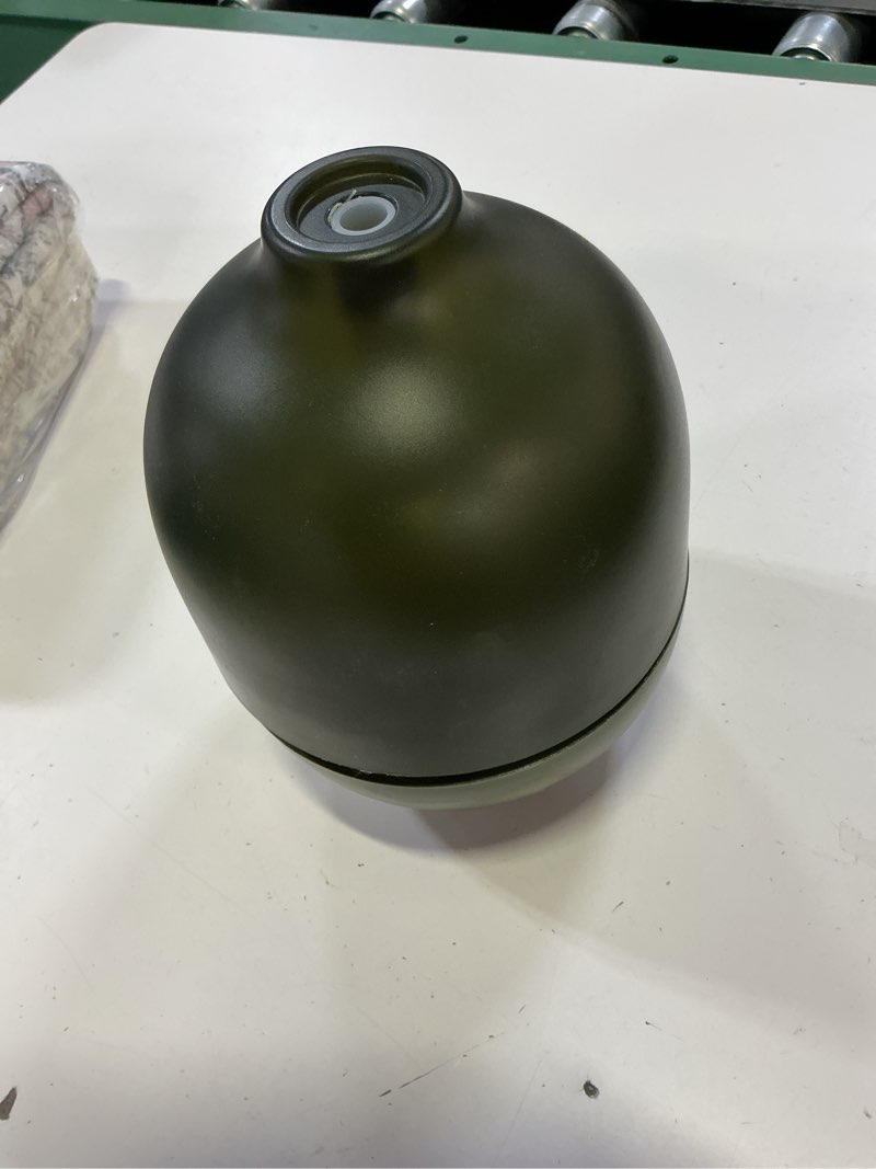 Condition photo showing As Is for mainstays 300ml ultrasonic aroma oil diffuser, tinted green