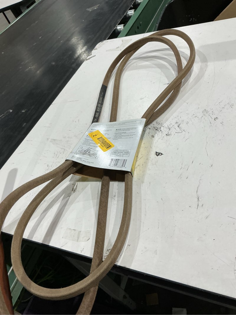 Condition photo showing As Is for john deere 54 belt for riding mower/tractors (161-in l)