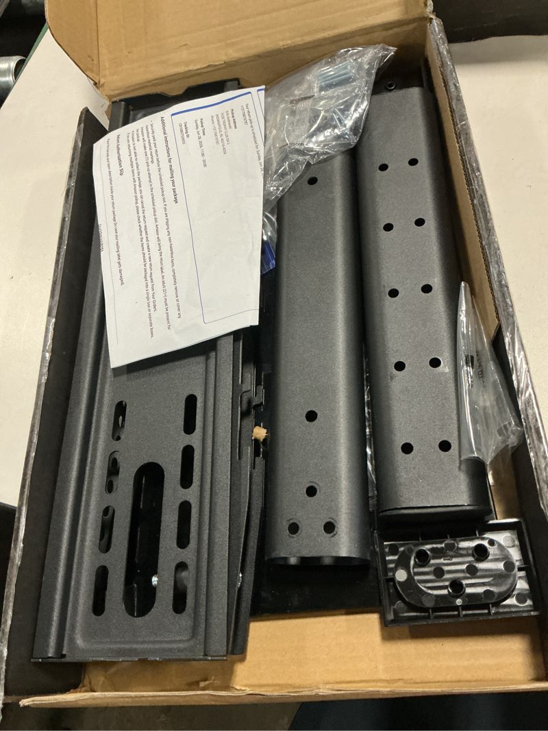 Condition photo showing Good Condition for perlesmith universal tv stand legs for 32-60 inch tvs, table top tv stand up to 88 lbs, height adjustable television tv mount, universal tv base for livingroom & bedroom, vesa 400x400mm pstvs04-n1 32-60 inch with fixed