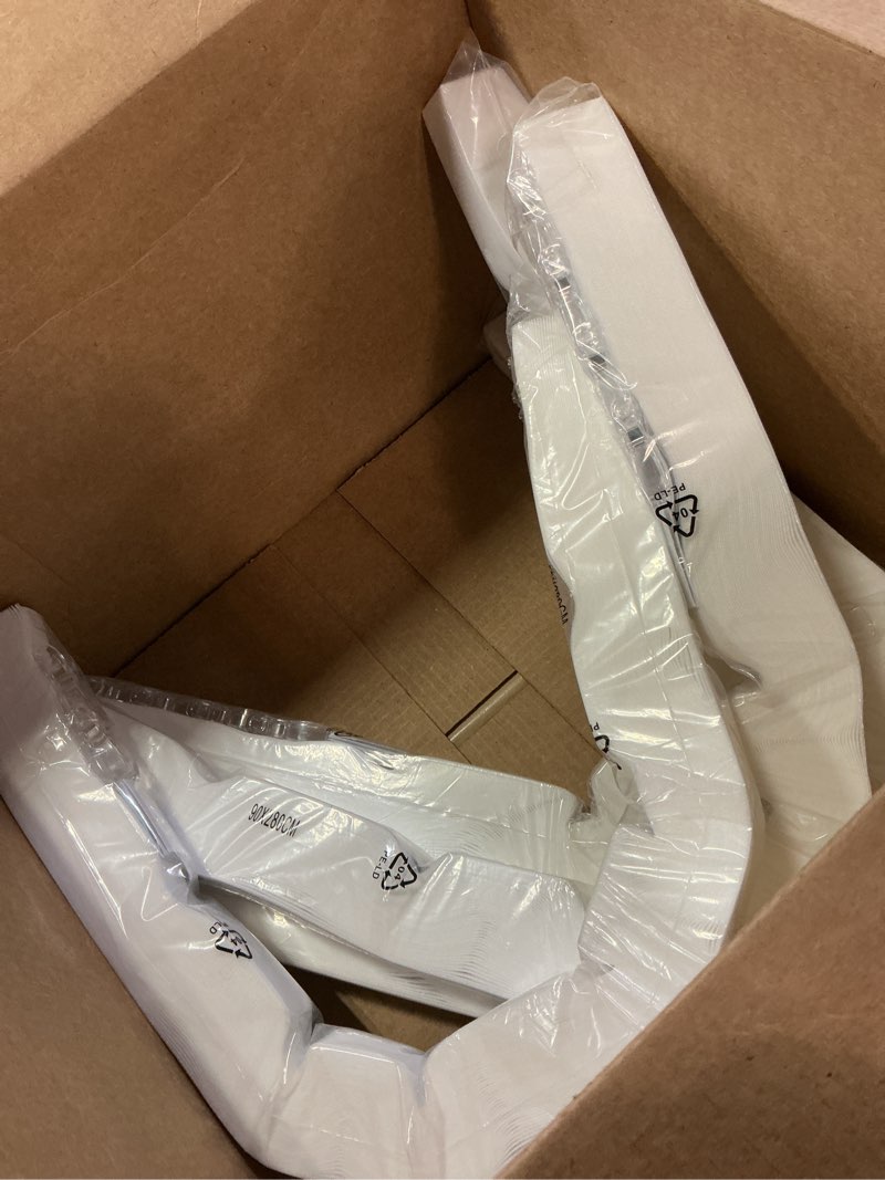 Condition photo showing Good Condition for 4 Pcs 35 x 110 Inches Temporary Blinds for Indoor Windows No Tools Cut to Size Fabric Paper Pleated Shades Adhesive Privacy Blinds for French Door Sliding Door Light Filtering(White) White 35 x 110 Inches