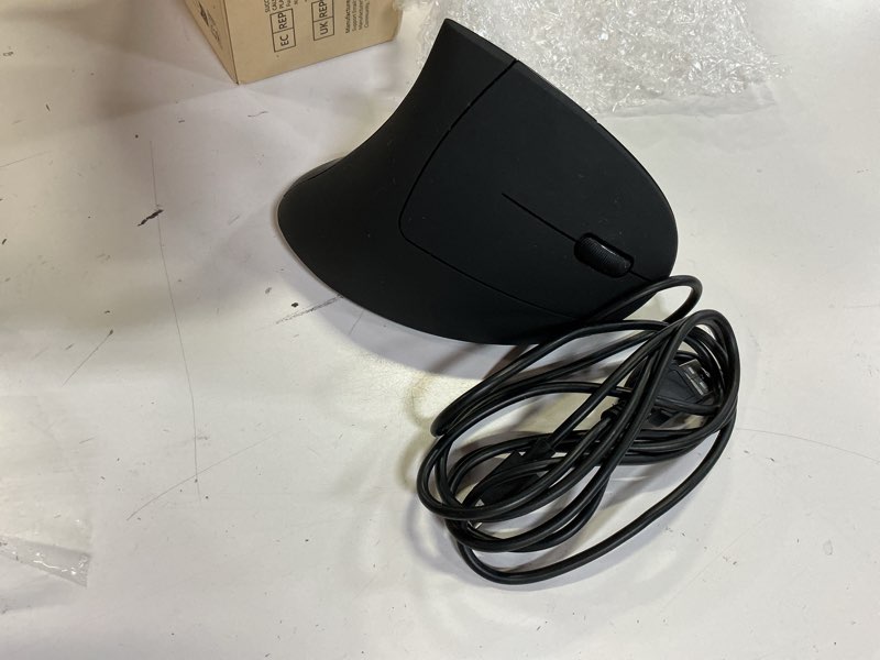 Condition photo showing Good Condition for tecknet rechargeable wireless ergonomic mouse,2.4ghz usb vertical mouse with silent click,4800 dpi mouse with 6 adjustable dpi,6-button computer mouse for laptop,pc, macbook (no batteries needed) black