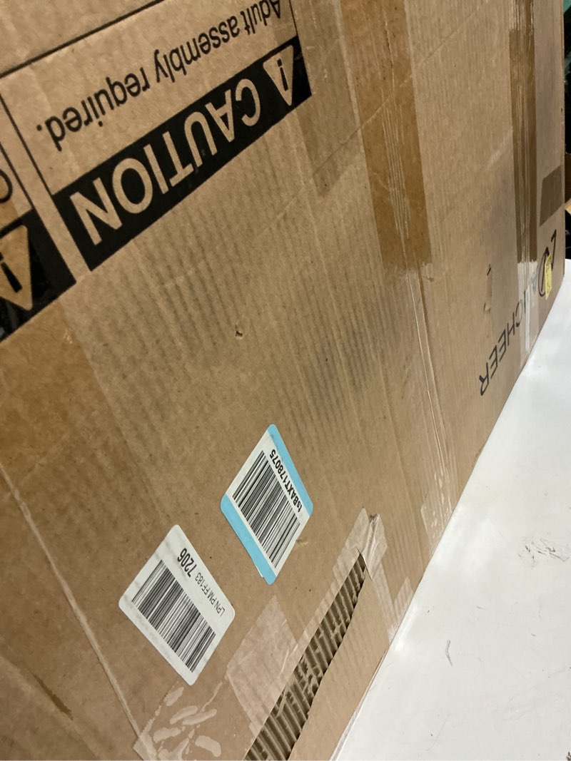 Condition photo showing Good Condition for ANCHEER 40" Foldable Mini Trampoline,Max Load 450lbs/550lbs Indoor Trampoline,with 4 Level Adjustable Foam Handle and Resistance Bands,Adult Exercise Trampoline for Home, Garden, and Gym 40 inch Blue