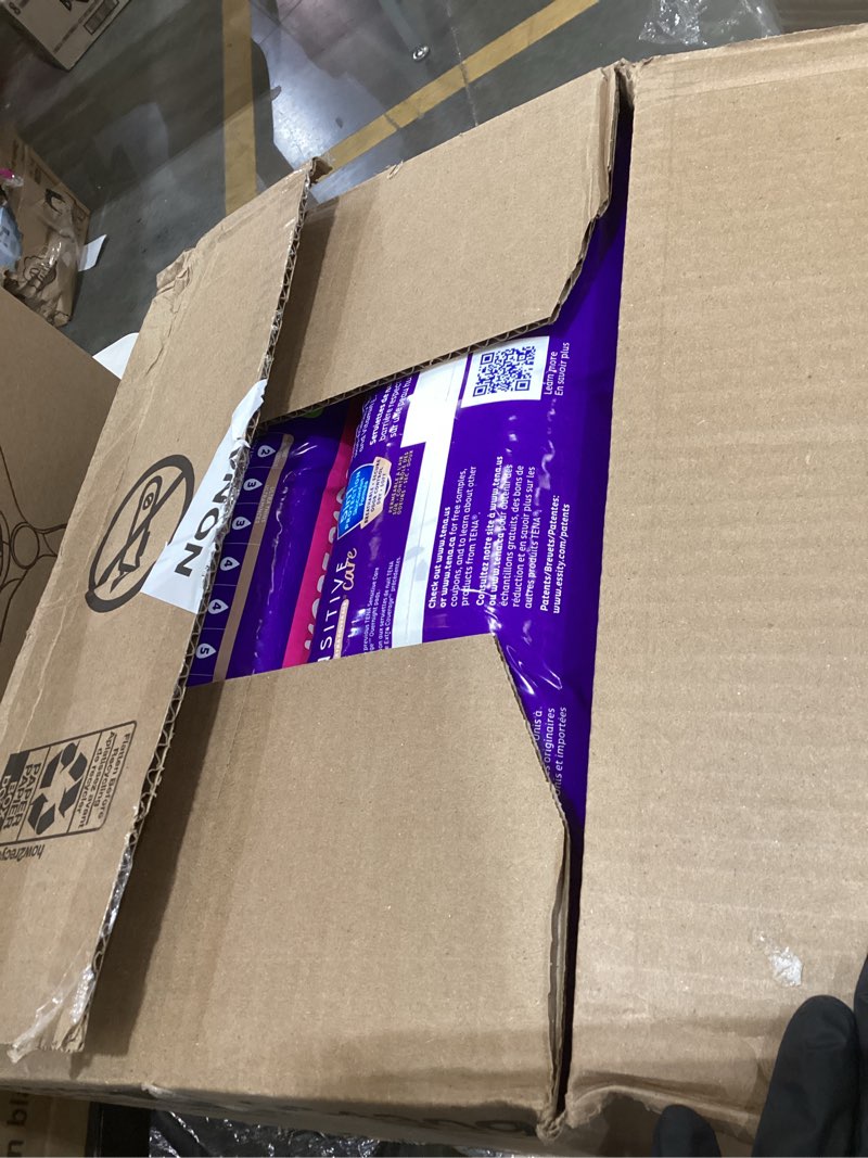 Condition photo showing New/Like New for TENA Sensitive Care Incontinence Pads, Bladder Control & Postpartum for Women, Overnight Absorbency, Extra Coverage - 90 Count