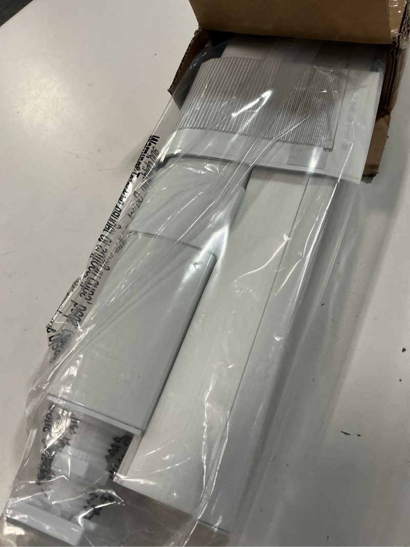 Condition photo showing Good Condition for lazblinds no tools no drill cordless cellular shades, light filtering honeycomb shades for home, thermal insulation blinds for windows, 34" w x 48" h, white light filtering-white 34" w x 48" h