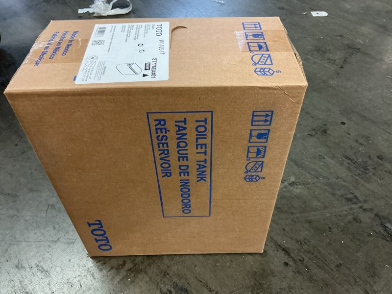 Condition photo showing New/Like New for TOTO Drake 1.28 GPF Toilet Tank with WASHLET+ Auto Flush Compatibility, Cotton White - ST776EA#01